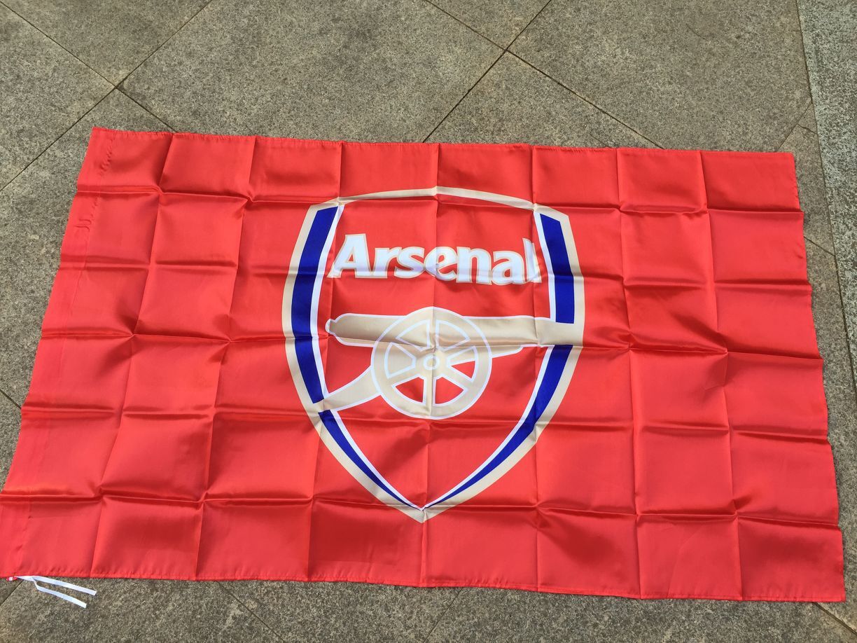 4号英超足球俱乐部切尔西队旗足球队色丁旗帜150x90cm皇马阿森那