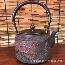 厂家供应铸铁茶壶 纯手工老铁壶 高仿日本铁壶 批发