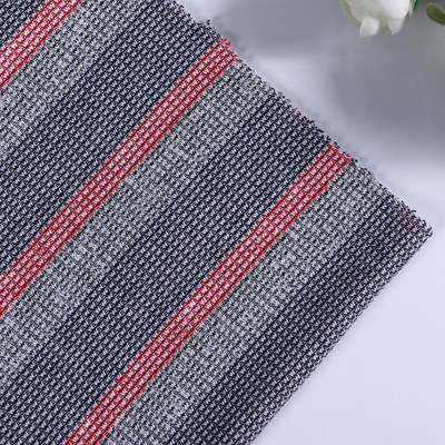 批发 供应特色粗针罗纹 针织彩色条纹双面罗纹 粗针罗纹布