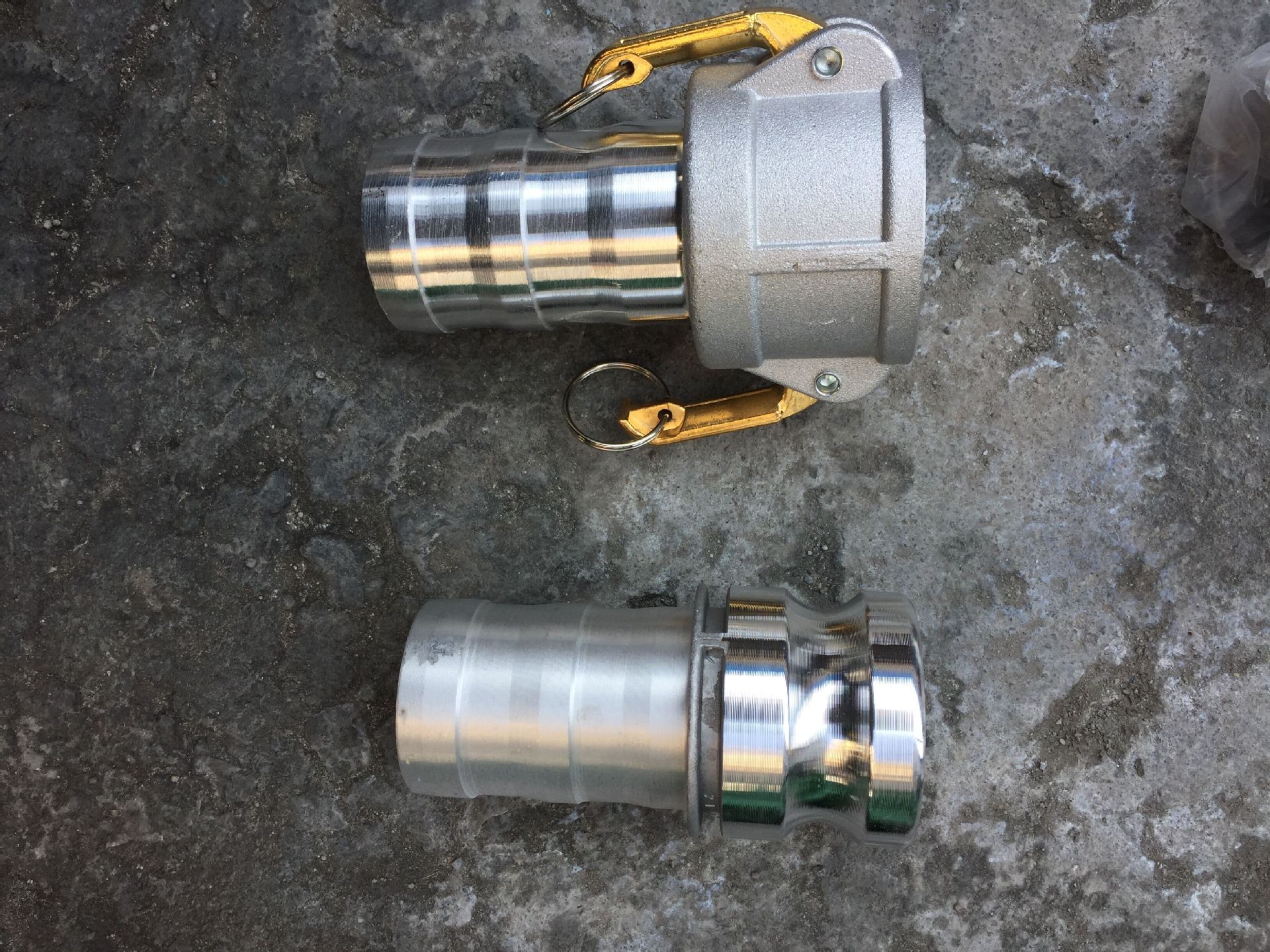 4寸快速接头铝制接头可用于中高压水带4寸接头配2个卡子