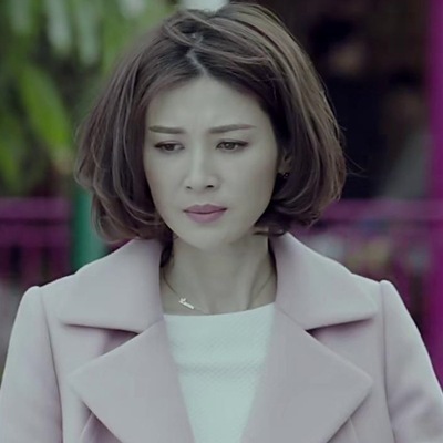 明星同款 电视剧 我们的爱 丁雪同款 不锈钢项链 玫瑰金钛钢吊坠