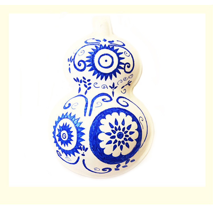 纸浆面具马勺民间艺术手绘脸谱绘画涂色幼儿园儿童吊饰diy材料