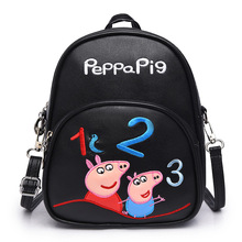 新款单双两用儿童包包美公主旅游包小猪时尚迷你双肩包可爱斜跨包