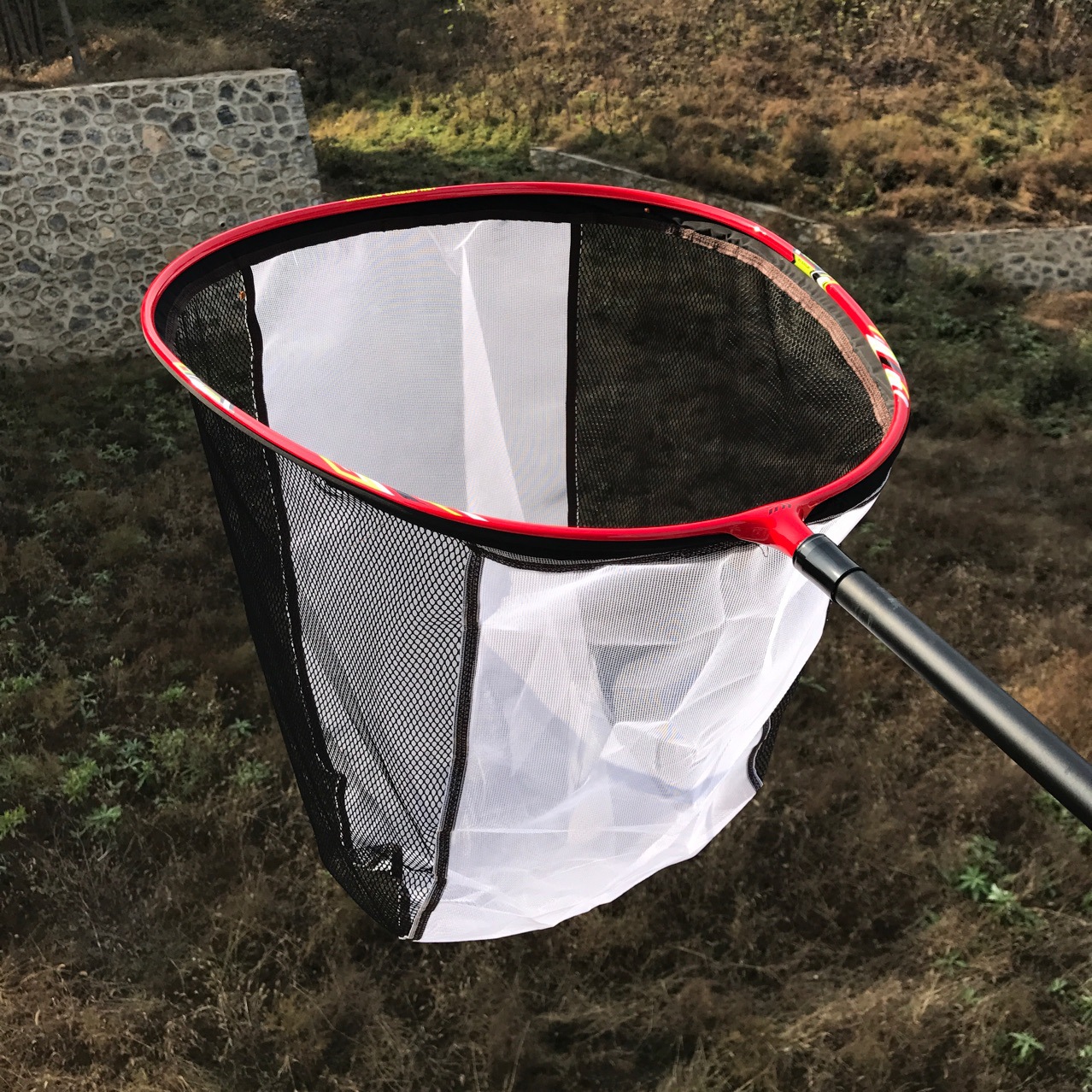 大鱼碳素抄网头加深纳米网头椭圆形碳素大鱼抄网头