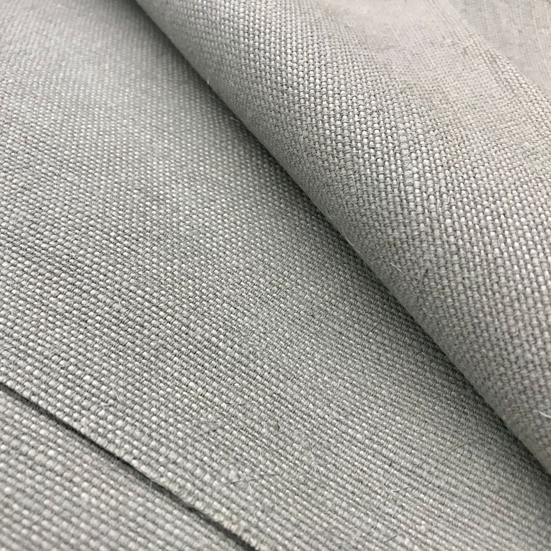 厂家供应定制染色过胶棉麻布 防火棉麻布料 抱枕墙纸桌布面料