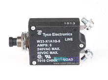 Tyco TE W23-X1A1G-5 5A 7-1393246-5 1-50A过载保护断路器UL CSA