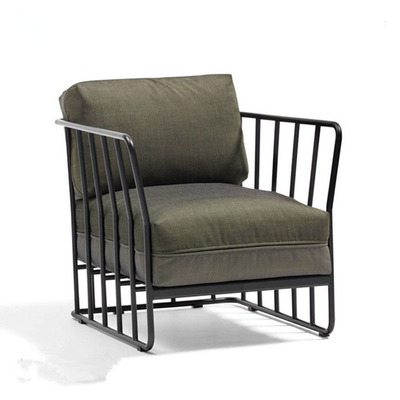 简约现代客厅沙发loft工业风复古创意沙发组合 铁艺沙发椅可定制