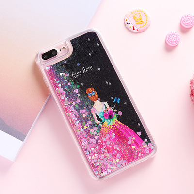 流沙手机壳 美女裙手机壳 iphone/vivo/oppo