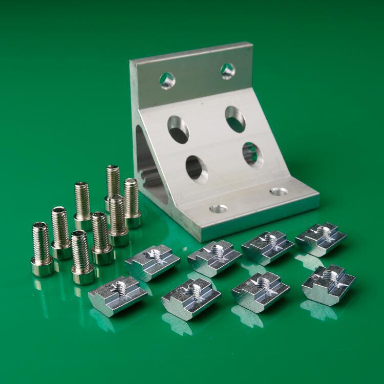 工业铝型材配件铝合金三维角连接件提供各种铝制品组装厂家直销