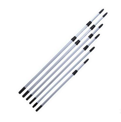 白云清洁 双节铝合金伸缩杆 玻璃清洁工具 玻璃杆1.2米2.4米