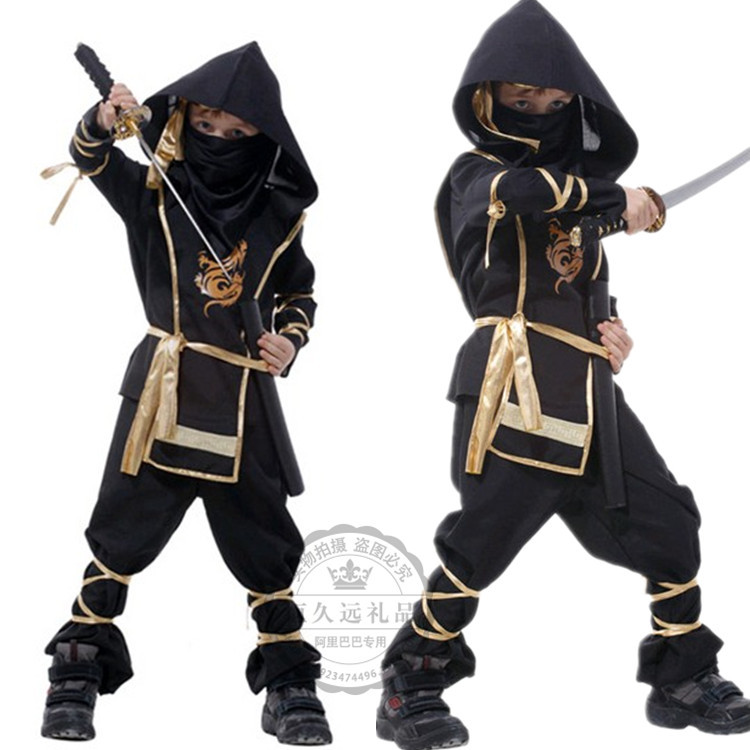 万圣节儿童服装火影忍者衣服男款cosplay服装日本忍者套装