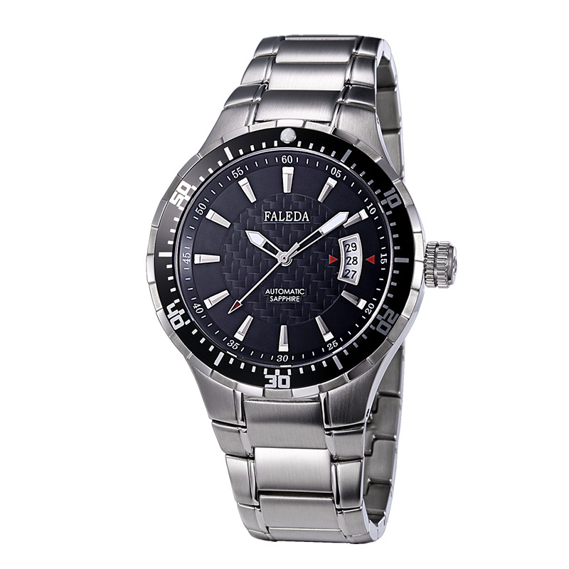 【瑞士飞力达faleda】专柜品质原装进口机芯机械男表