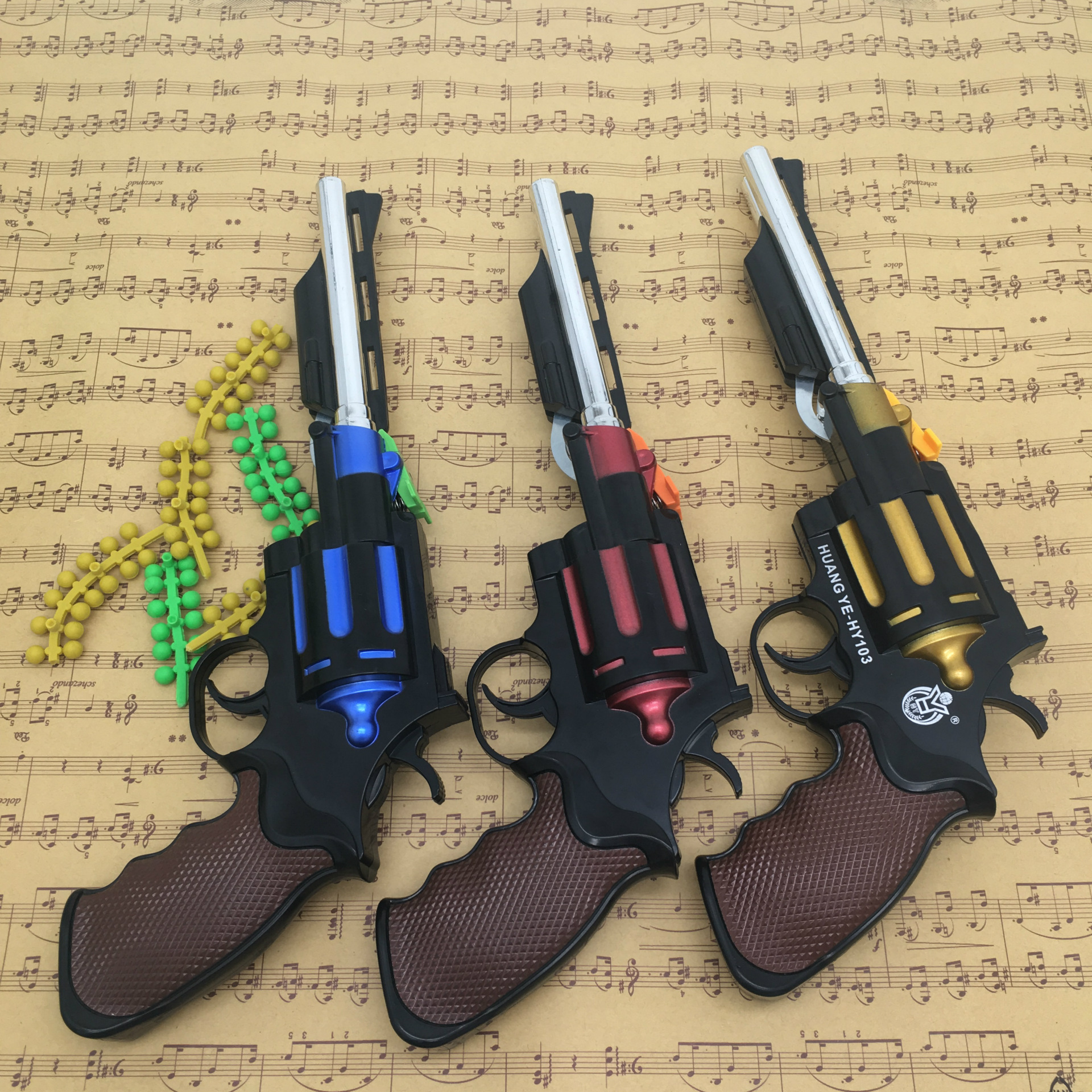 儿童软弹枪玩具双管打气左轮软弹枪中折式玉米弹连发地摊男孩手枪