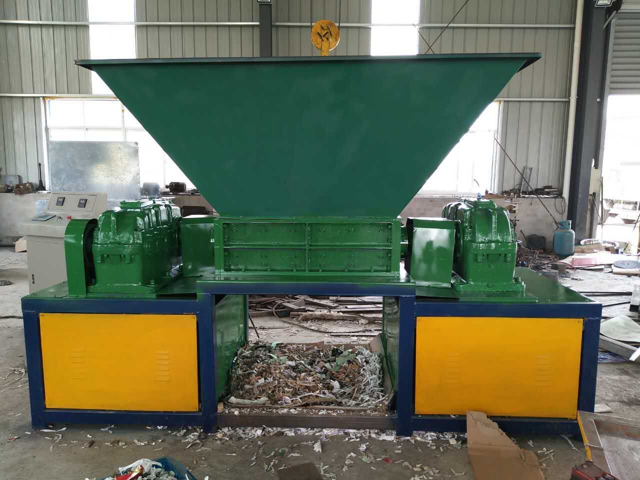 厂家直销钢筋撕碎机 金属压块撕碎 车架 彩钢瓦 橡胶 塑料撕碎机 马鞍