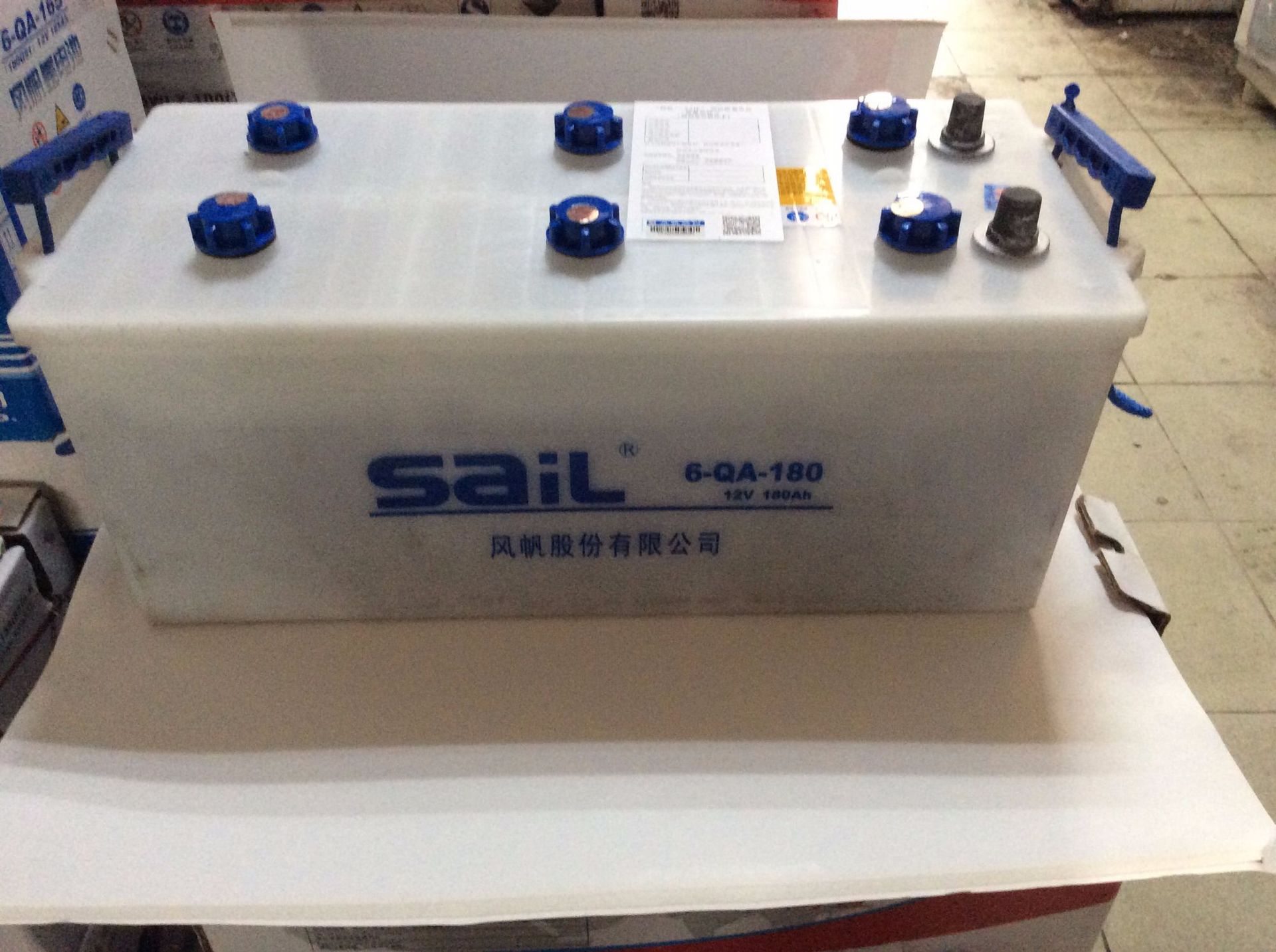 风帆干荷系列蓄电池6-qa-180蓄电池 汽车蓄电池电瓶 批发