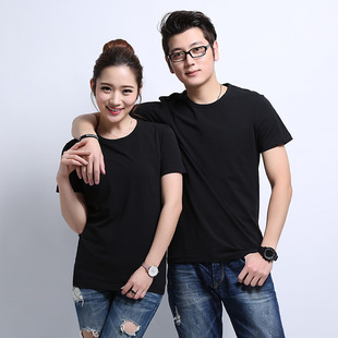 圆领新款情侣装翻领polo衫短袖t恤男女定制学生班服聚会员工作服
