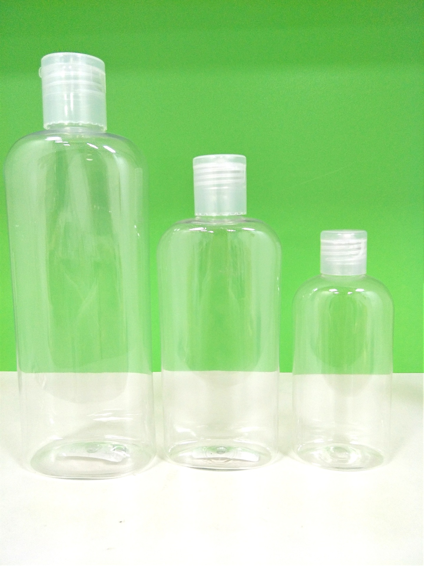 厂家直销洗发水瓶子扁瓶透明30-500mlpet塑料瓶化妆品瓶子批发