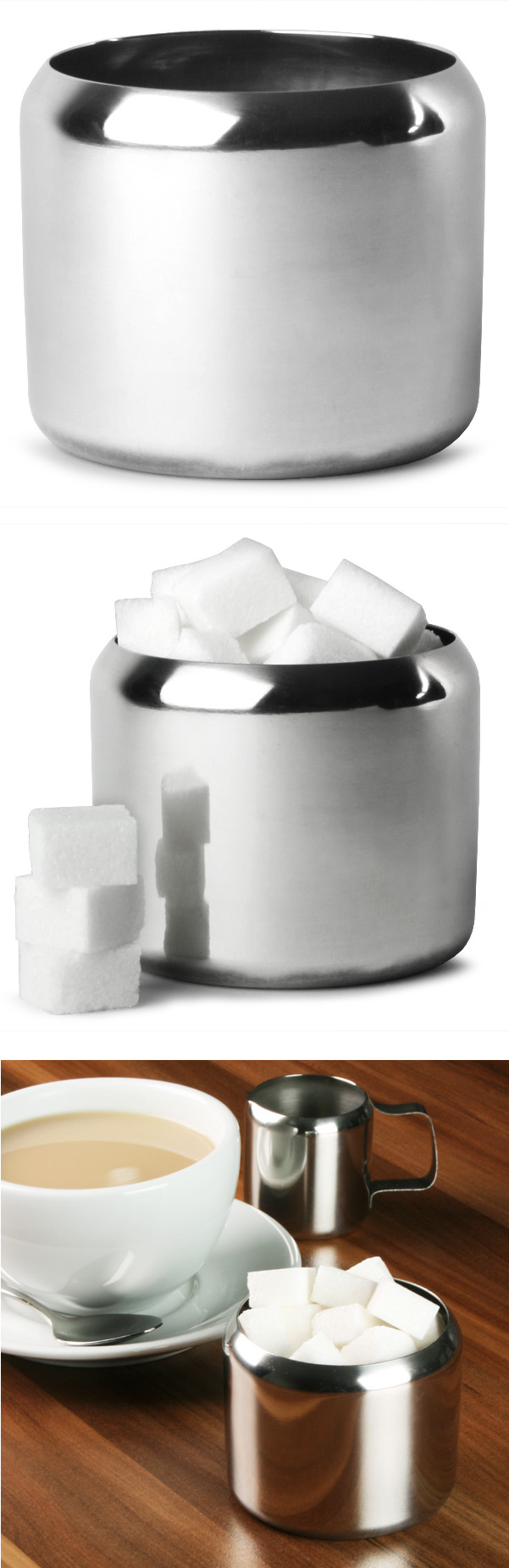 不锈钢咖啡糖罐定做 304奶罐 糖盅批发 源头厂家