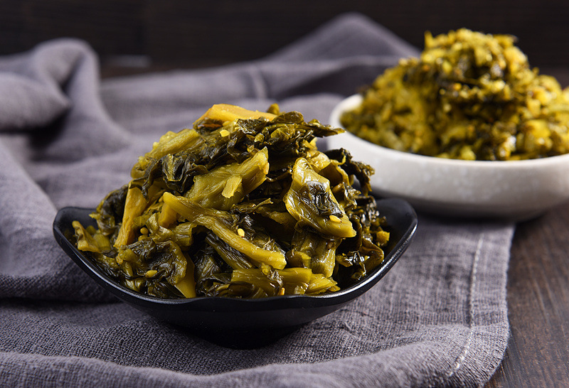 芝麻芥菜酒店菜火锅配菜酱菜咸菜腌菜下饭开胃菜湖南特产