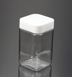 pet塑料瓶 500ml 广口瓶 蜂蜜瓶 正方形瓶 食品罐 pt-080