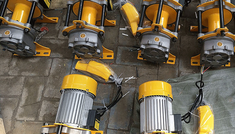 铝壳多功能提升机220v家用电机静音小吊机卷扬机建筑吊机电动葫芦