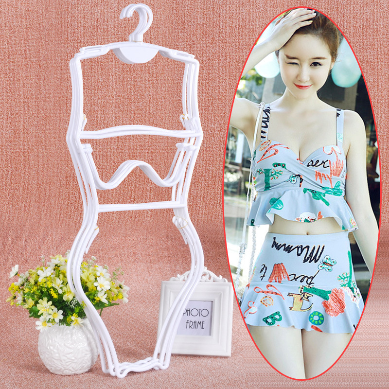 Swimsuit Hanger Plastic Simple Swimwear Swimming Trunks Pant Rack Swimsuit Display Clothes Hanger Beach Bikini Hanger