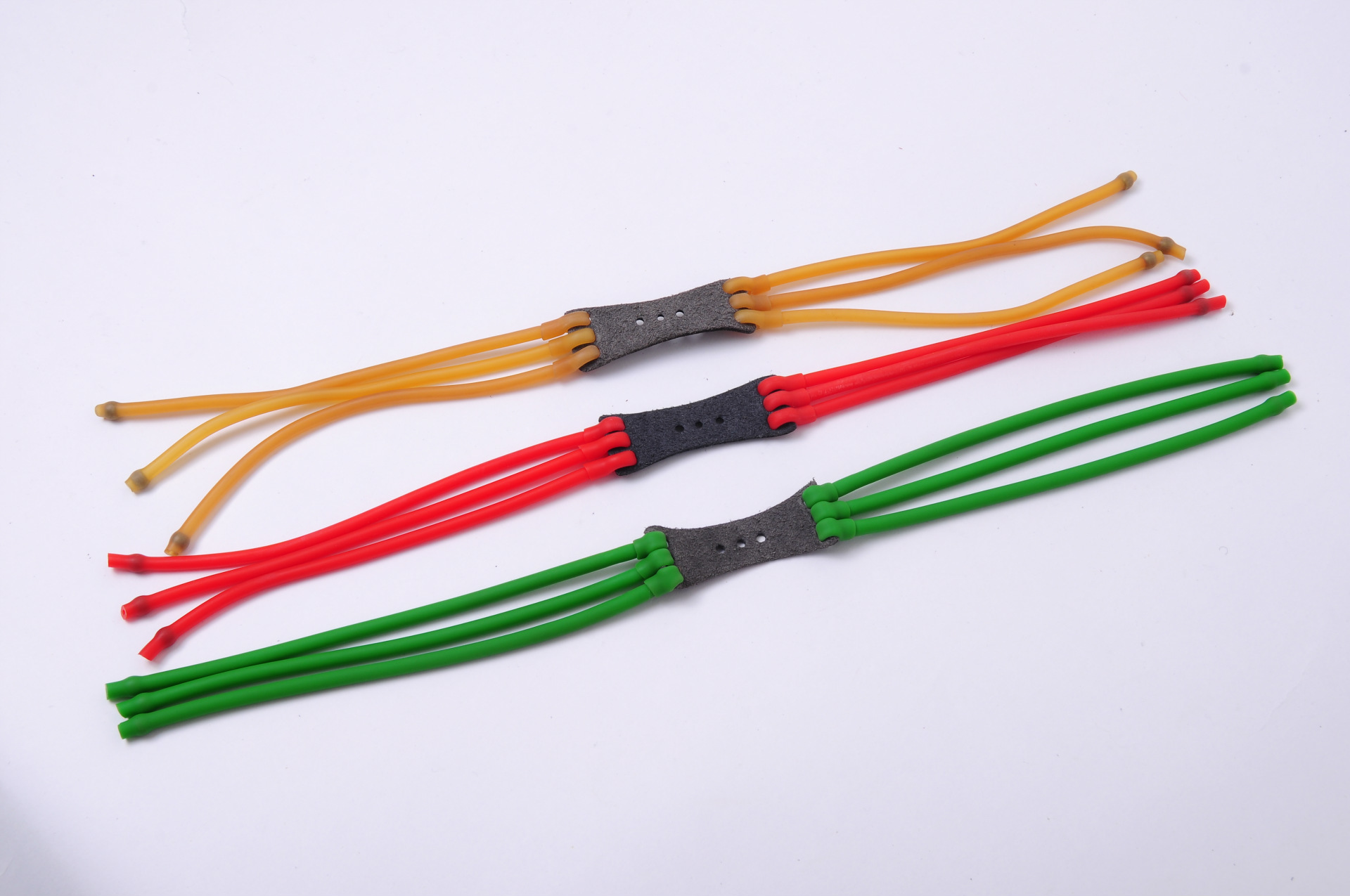 福春乳胶管弹弓皮子传统三卡六股卡球纤维皮筋组1745 2050 批发