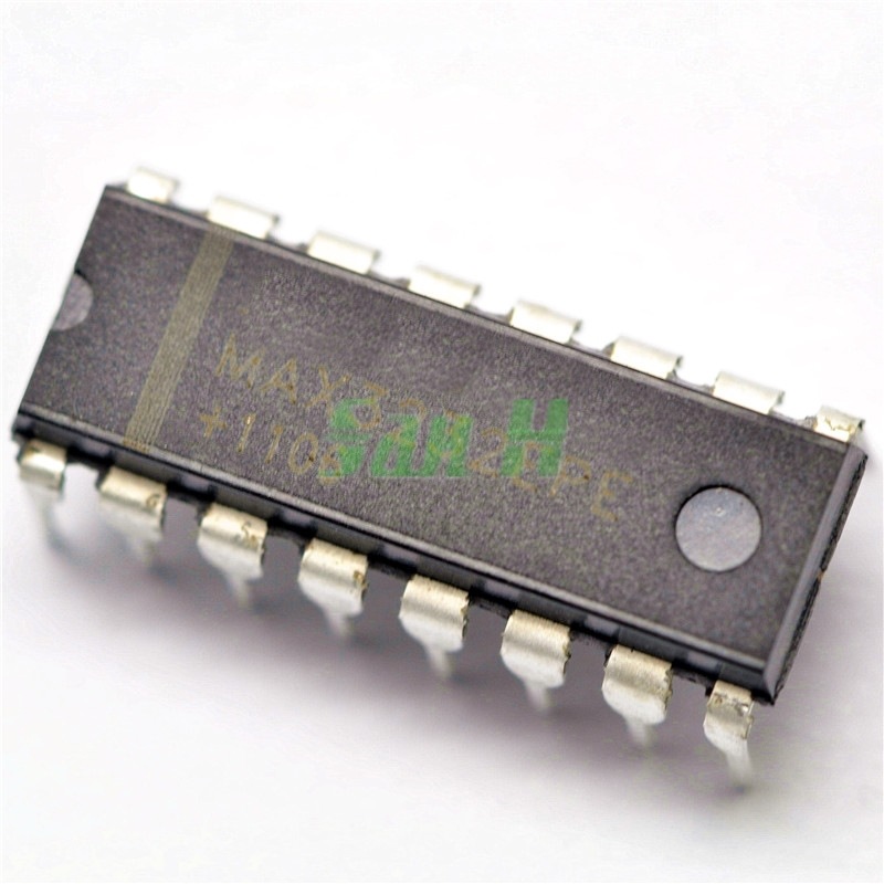 max3232epe 芯片 收发器 rs-232 dip-16封装