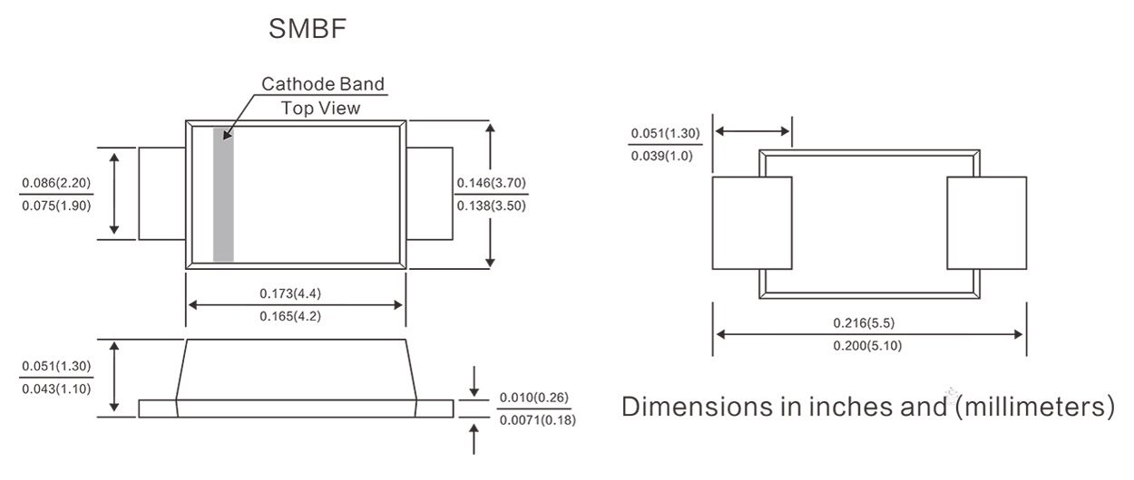 ss320bf 肖特基贴片二极管 smbf封装 生产厂家 phy品牌 现货库存