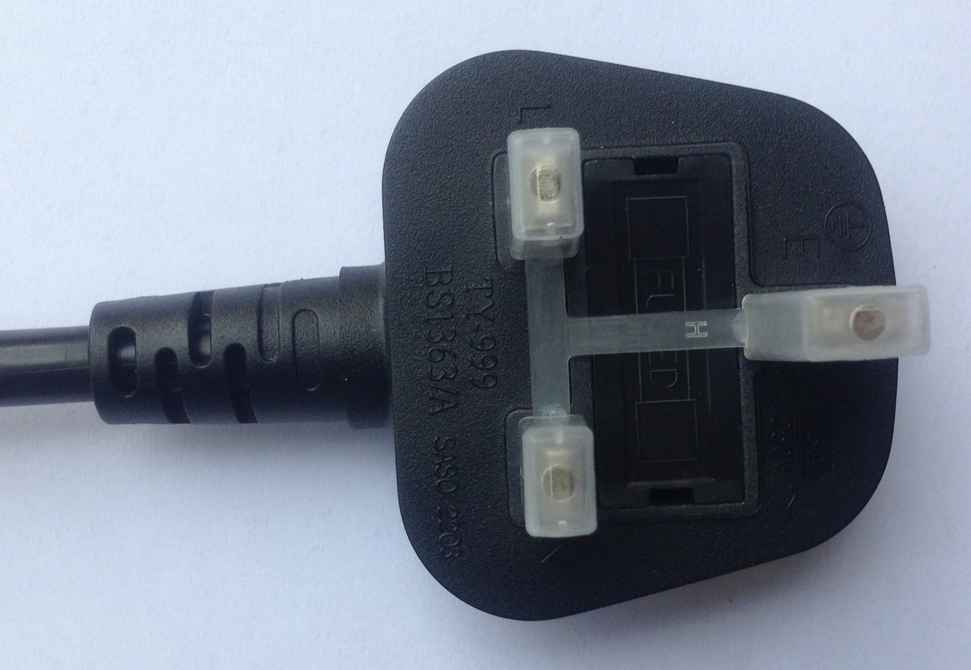 英国插头,bs头方脚插bs插,bs1363成型式bs插头ty999toong yean