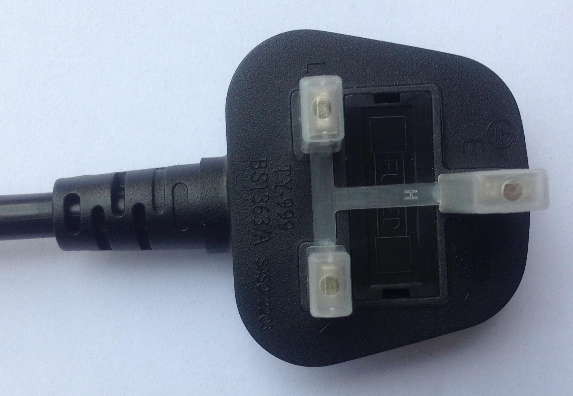 英国插头,bs头方脚插bs插,bs1363成型式bs插头ty999toong yean