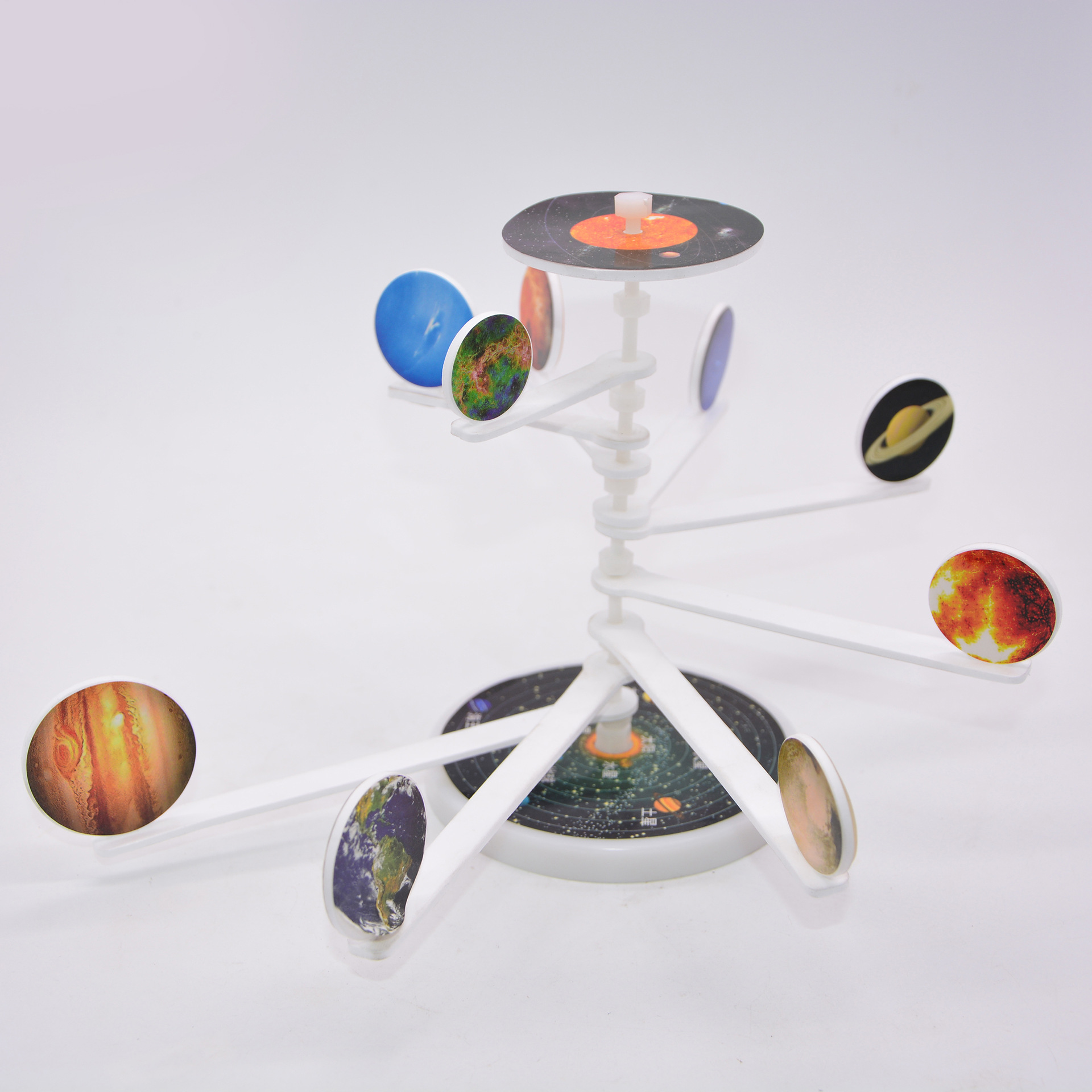 太阳系九大行星模型 diy科技小制作幼儿手工科学实验器材科普教具