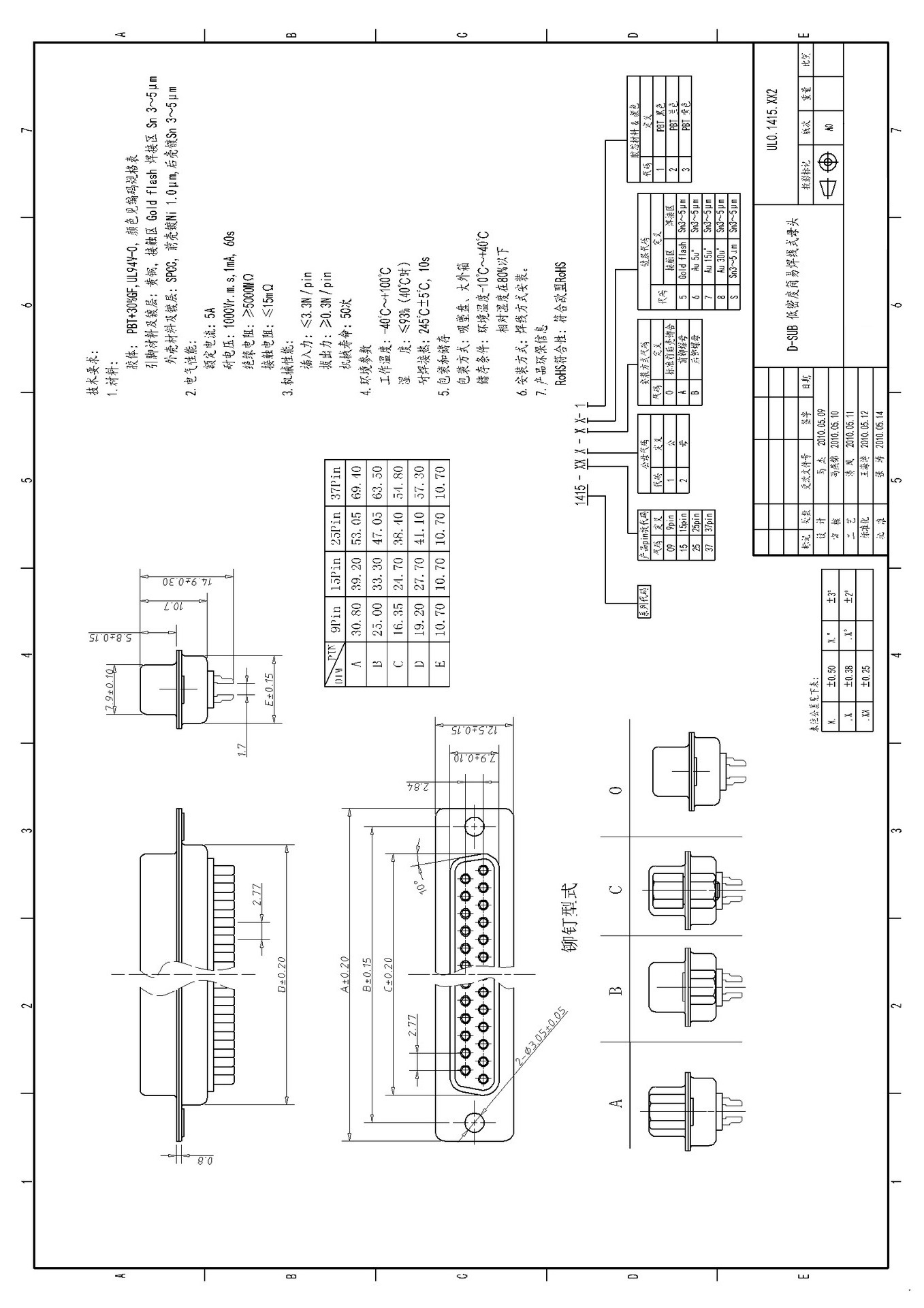 型号 db-25p 种类 插头/插座 工作频率 低频 应用范围 电缆 接口类型