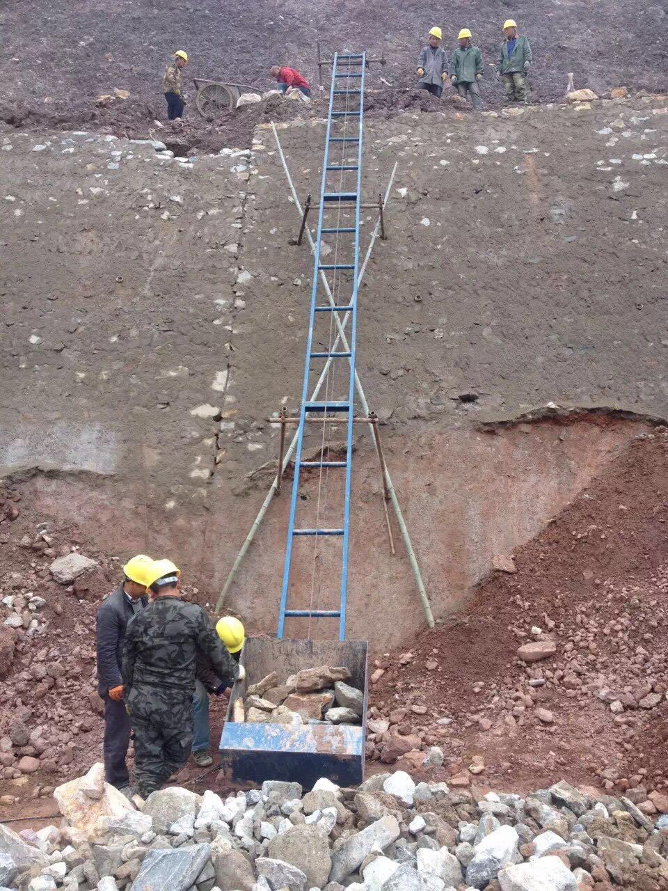 明工热销推荐 山体斜坡上料机 德邦快速发货 爬山虎架子