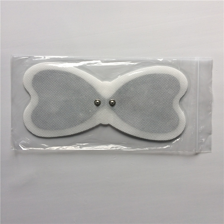 厂家直销扣式蝴蝶形电极片 现货无纺布甩脂瘦身贴片