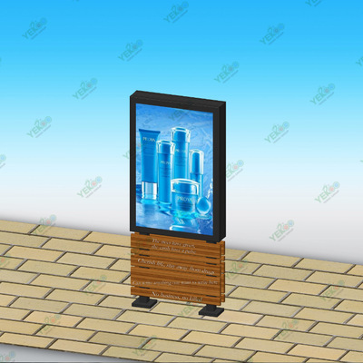 滚动切画广告灯箱 单双面镀锌板灯箱 户外学校宣传栏灯箱定制