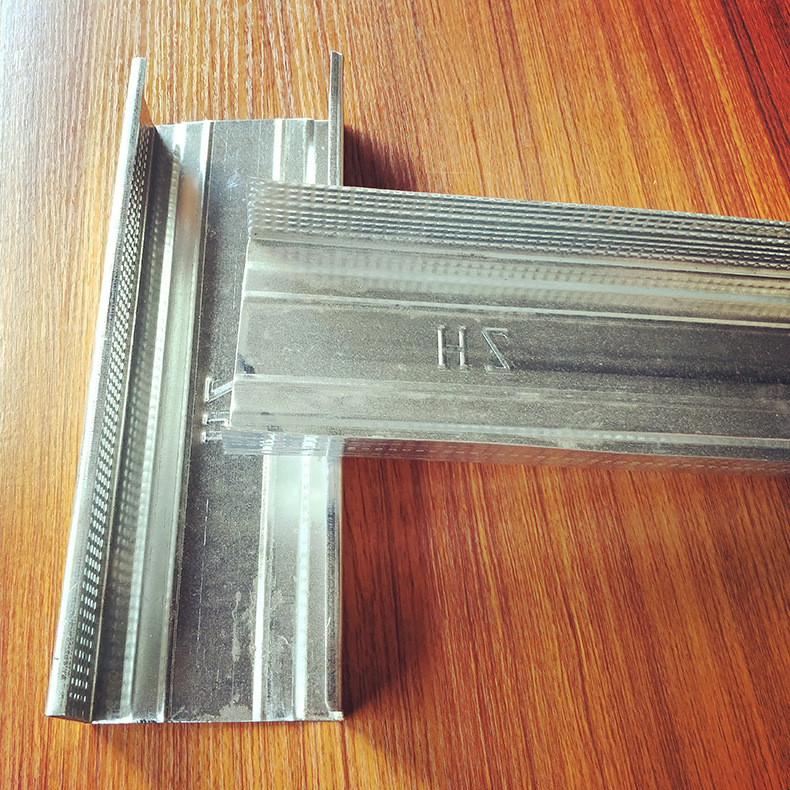 天花吊顶间墙龙骨轻钢龙骨镀锌钢龙骨75100mm竖龙骨天地骨