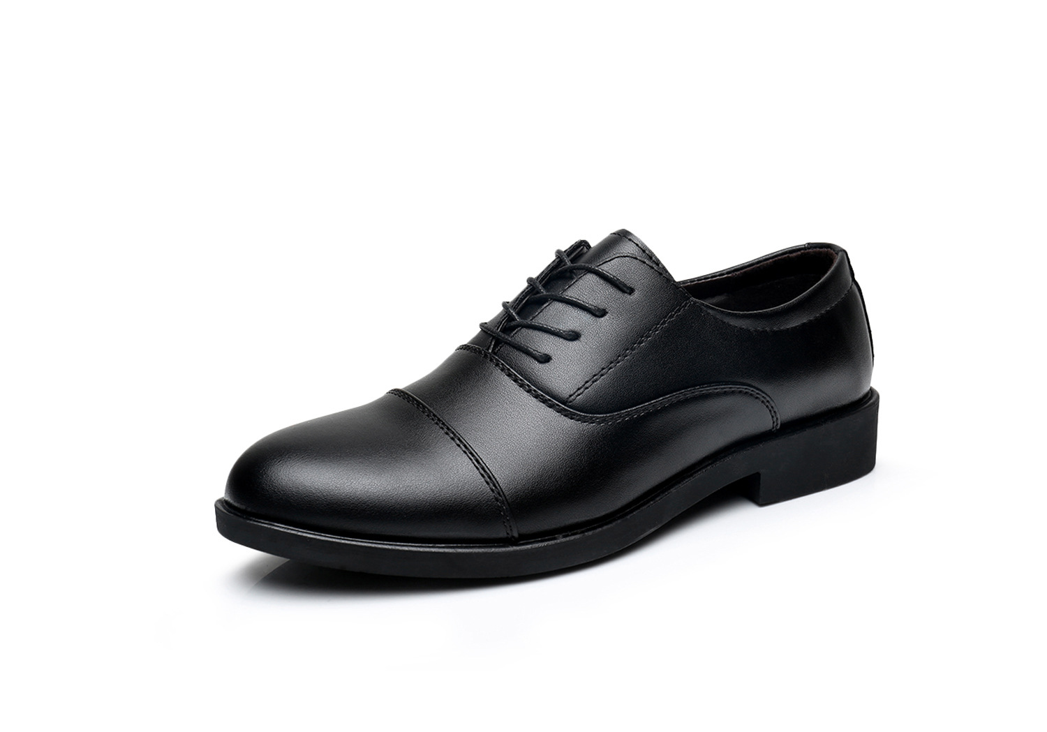 正装07a军官三接头皮鞋系带制式校尉常服士官三尖头皮鞋军鞋男