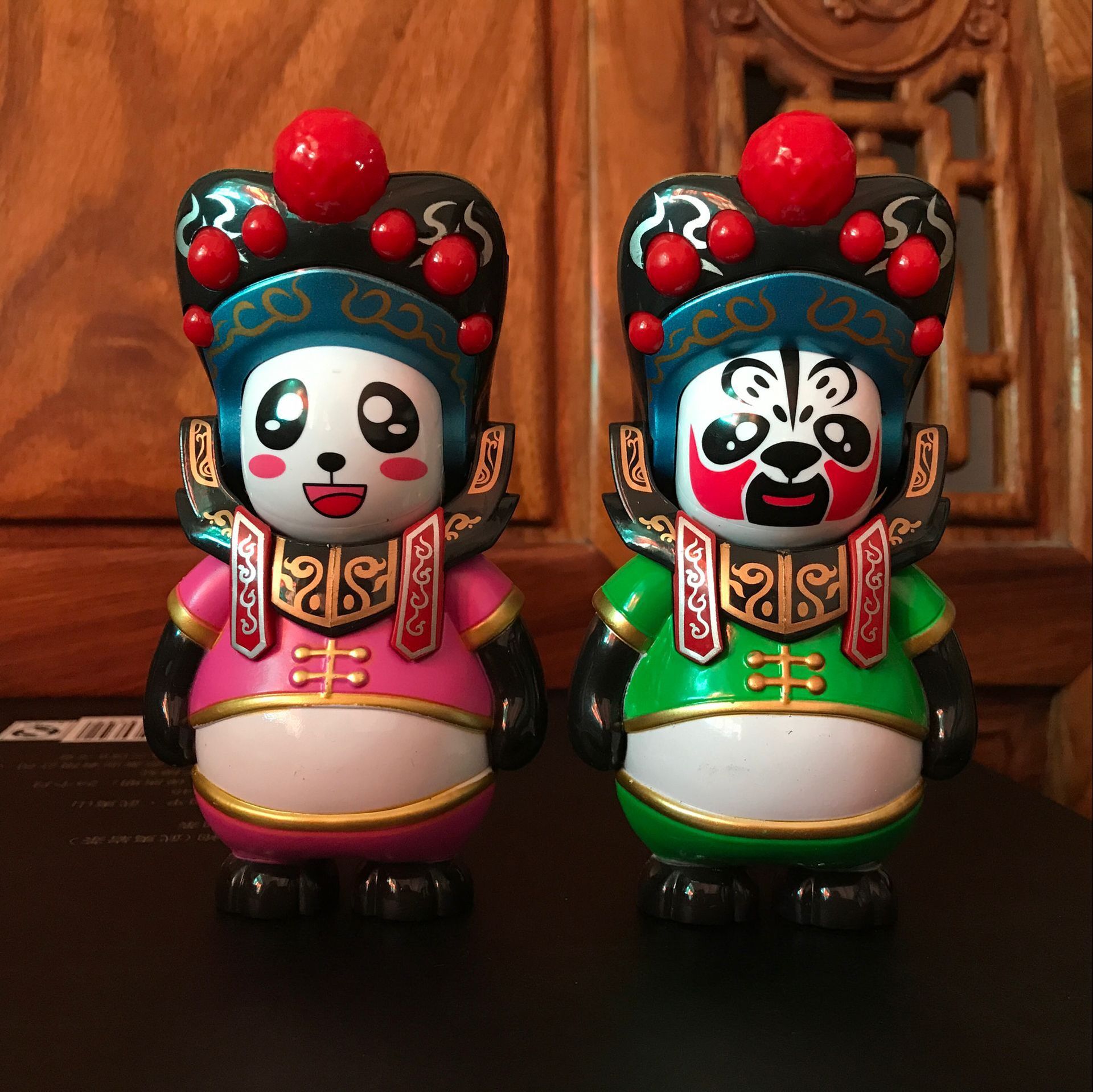 四川文化甄艺尚品川剧变脸娃娃熊猫 变脸玩偶旅游纪念品