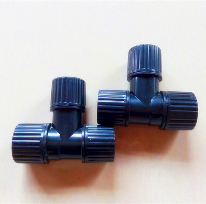 专业生产晾衣架配件 三通连接件 铁管不锈钢晾衣架三通  塑料三通