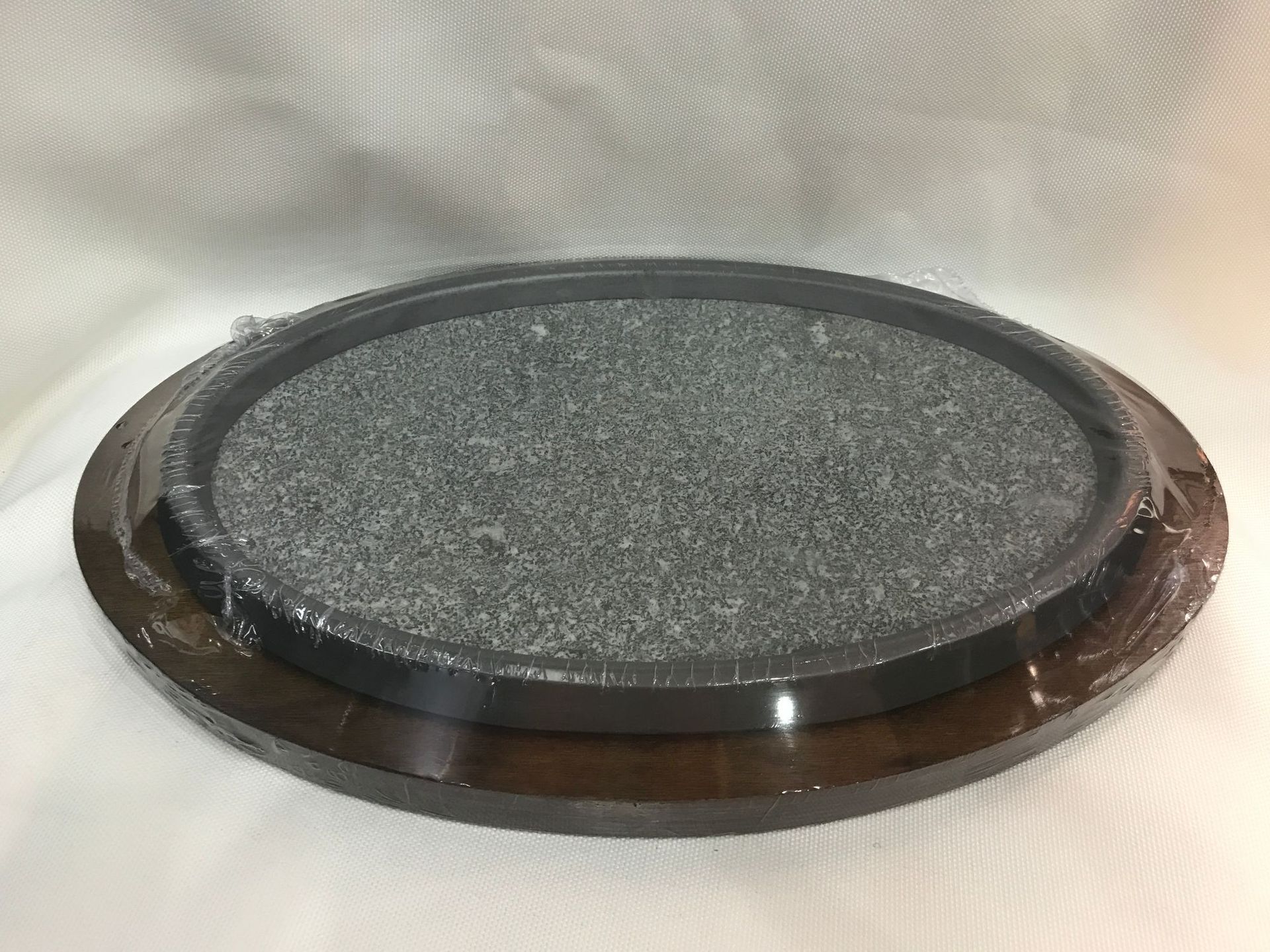 抗裂耐高温韩国石板烧顺水石烤盘顺水石碟圆形石烧 电磁炉烤盘