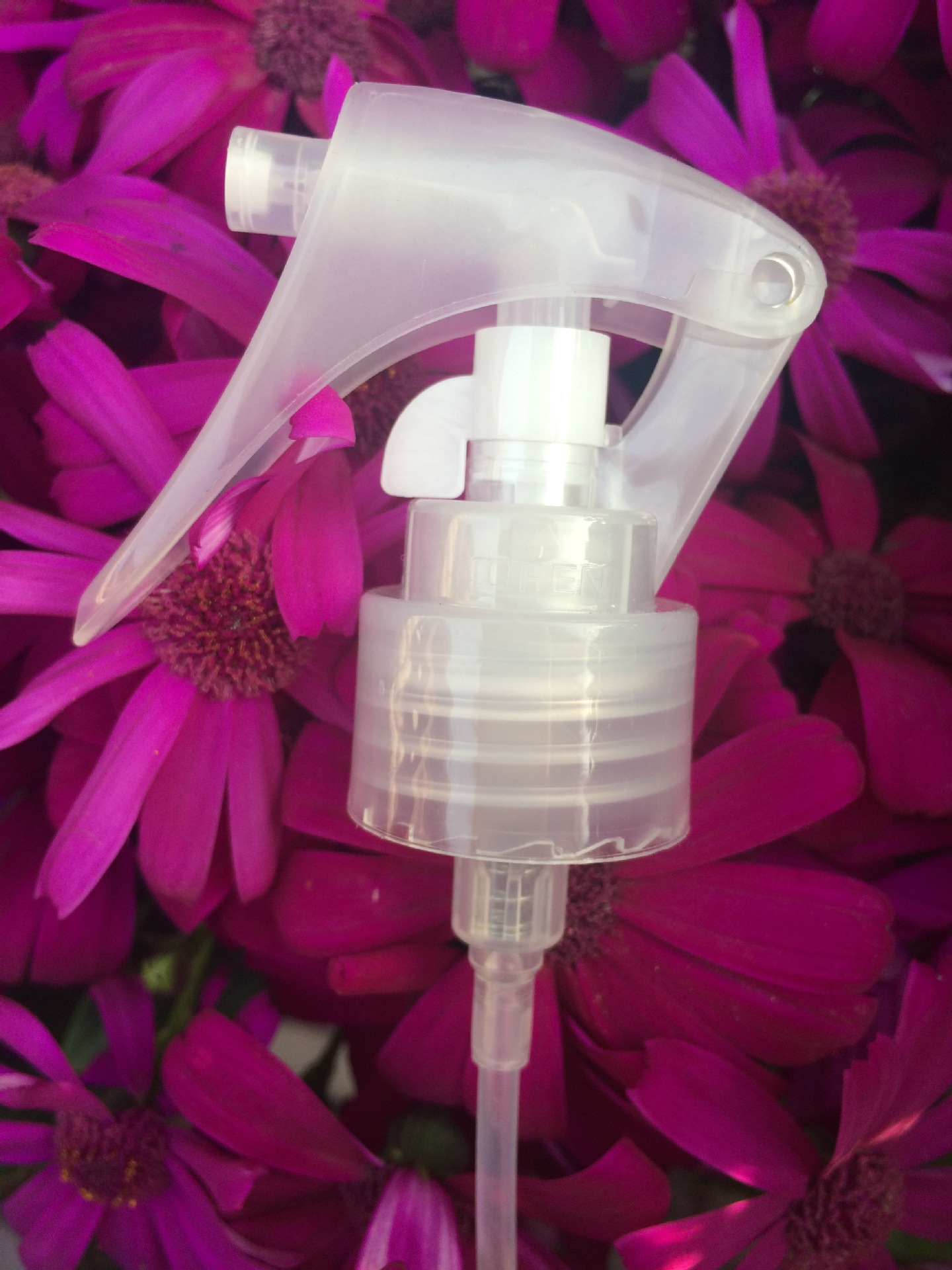 小老鼠方枪塑料喷头 24/410化妆品瓶喷枪 手扣式迷你喷雾泵头