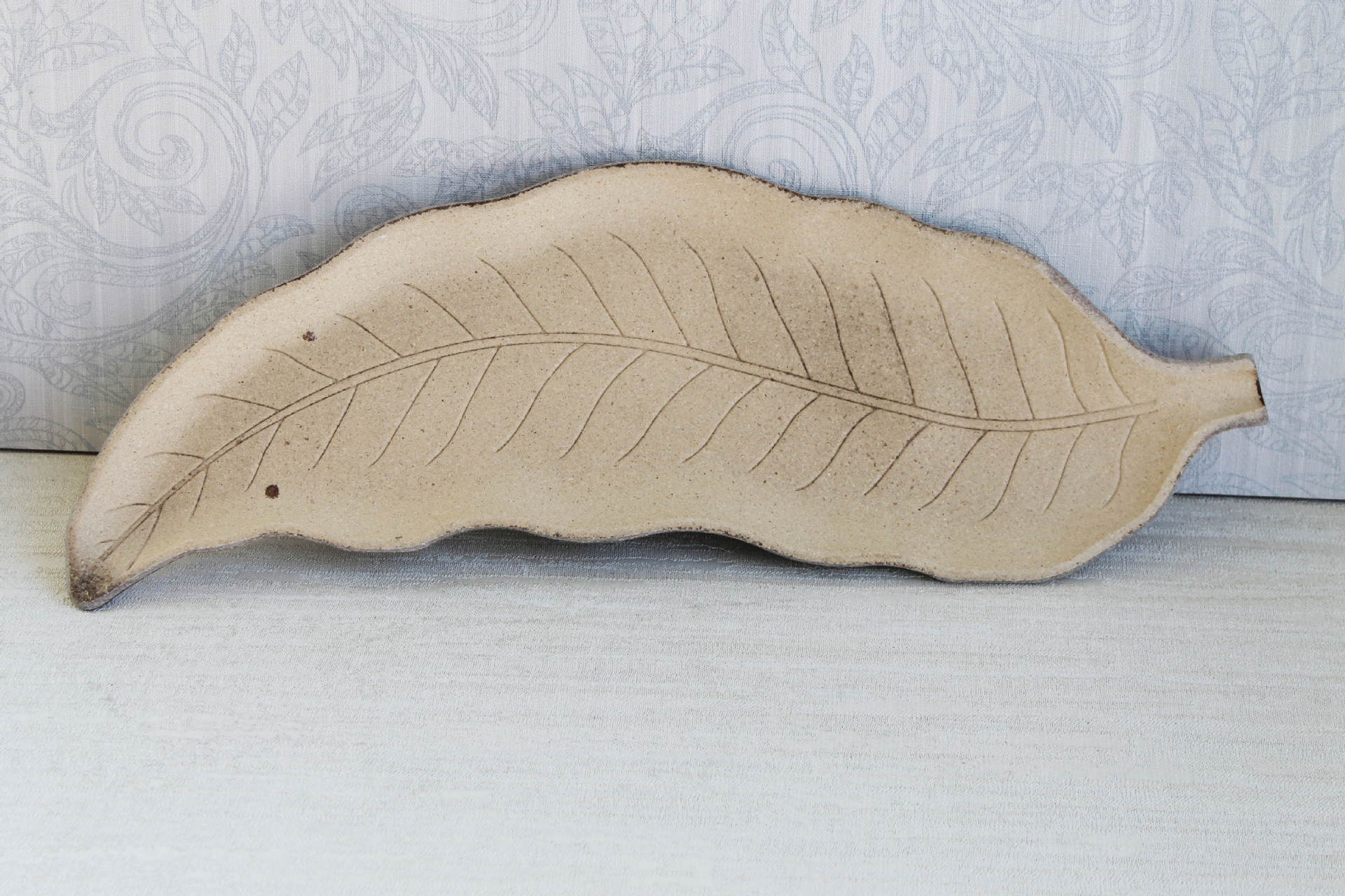 模压木粉工艺品树叶型白胚手绘漆画diy创意居家摆设装饰品批发