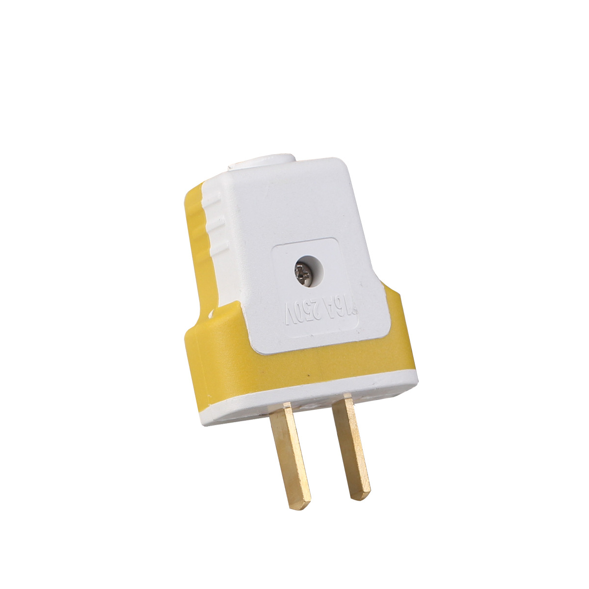 二极可倾转动插头 二脚防漏电接线插头10a16a全铜3000w