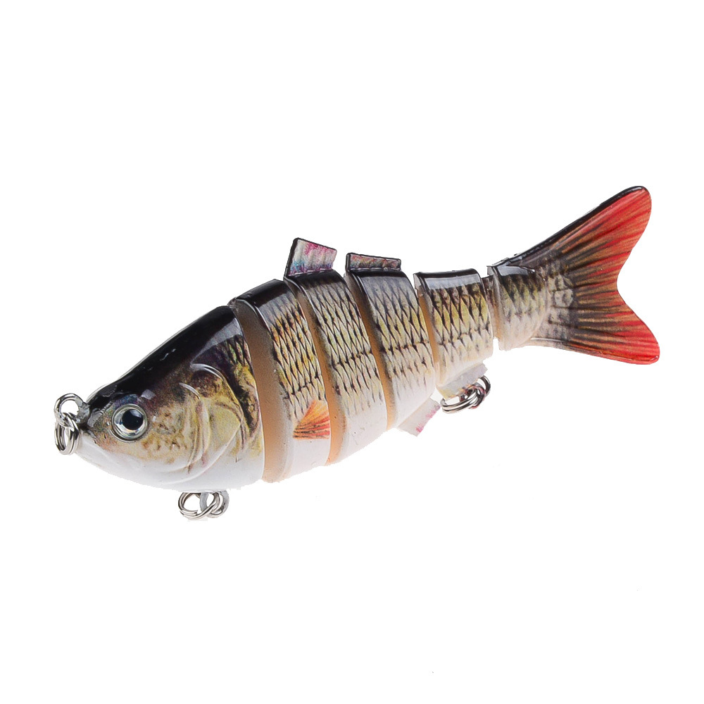 多节六节鱼硬饵6节路亚饵假饵10cm17g浅水仿真色多节路亚鱼