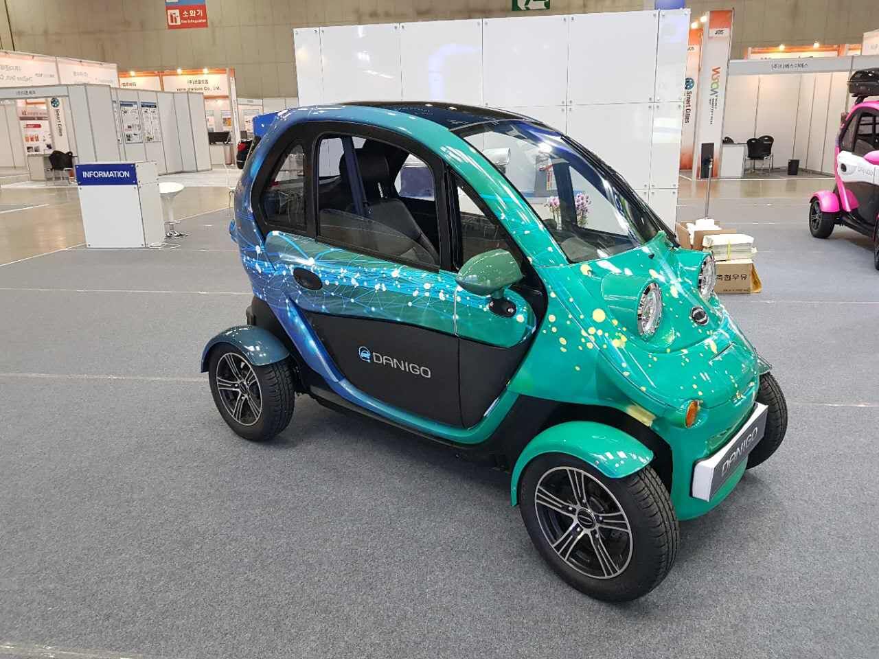 韩国原装进口 迷你smart超小型电动车 四轮电动汽车 danigo