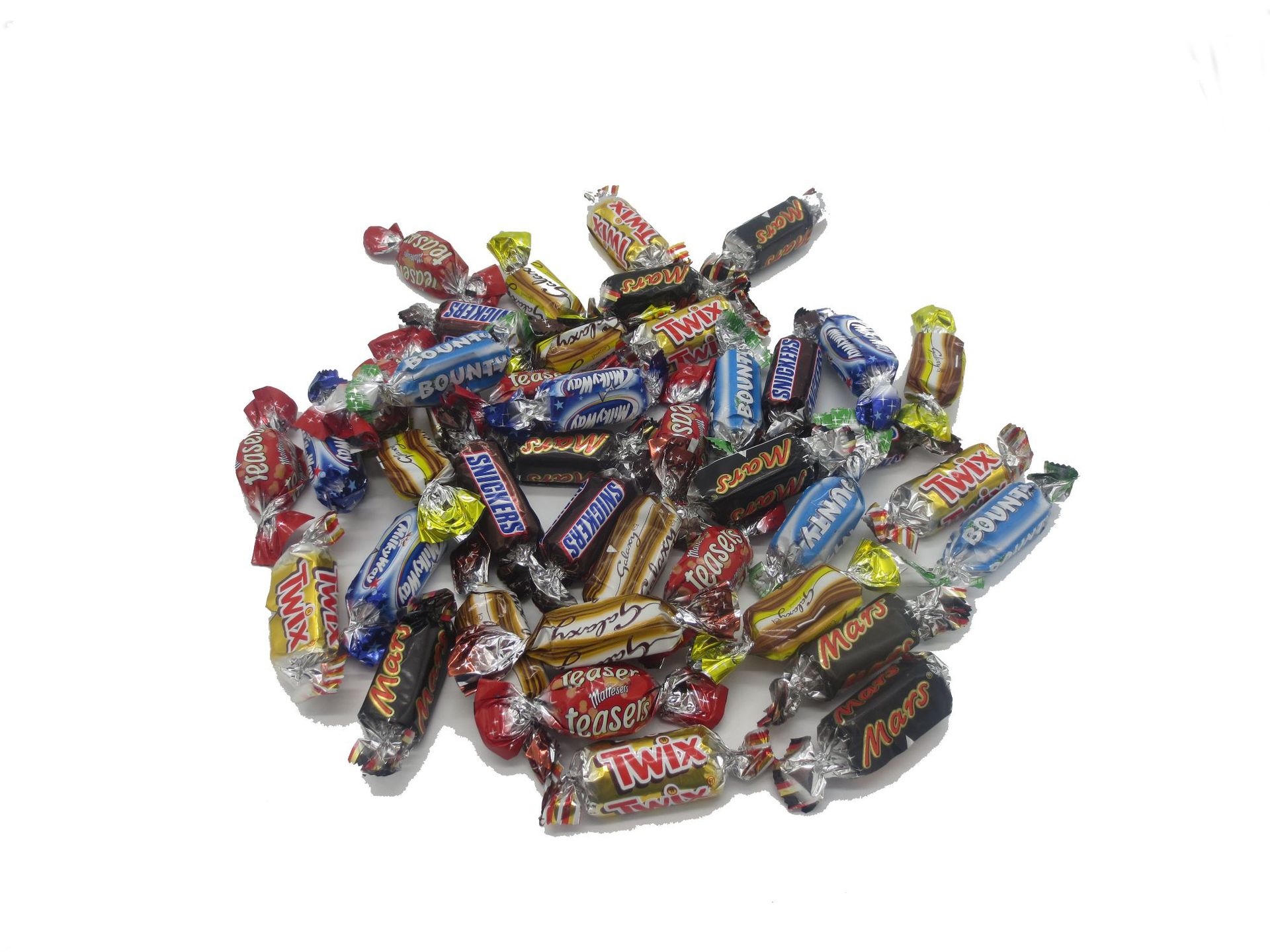 英国mars玛氏巧克力 进口夹心巧克力 圣诞礼盒什锦喜糖 8口味680g