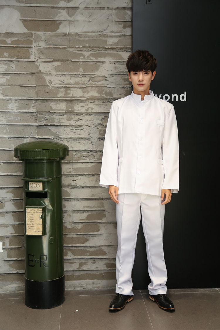 民国学生装中山装五四青年男装演出青年服装主持人服装厂家批发