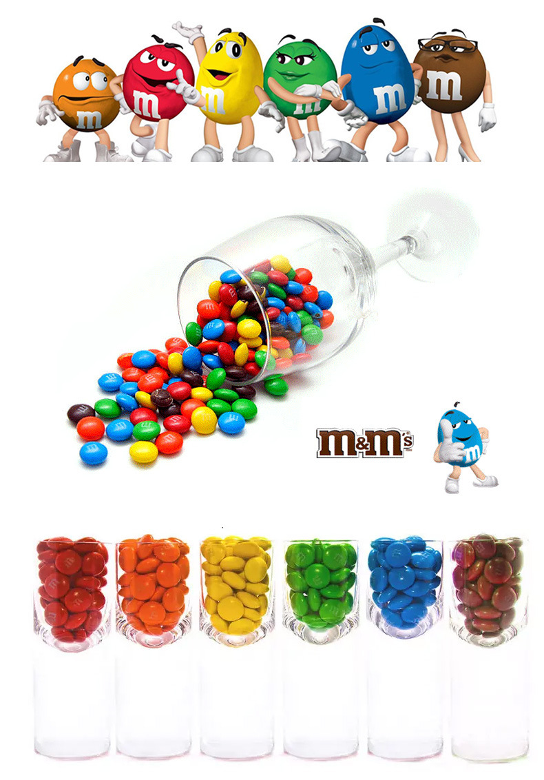 巧克力mm牛奶巧克力豆mm花生巧克力豆 三角包结婚喜糖500g