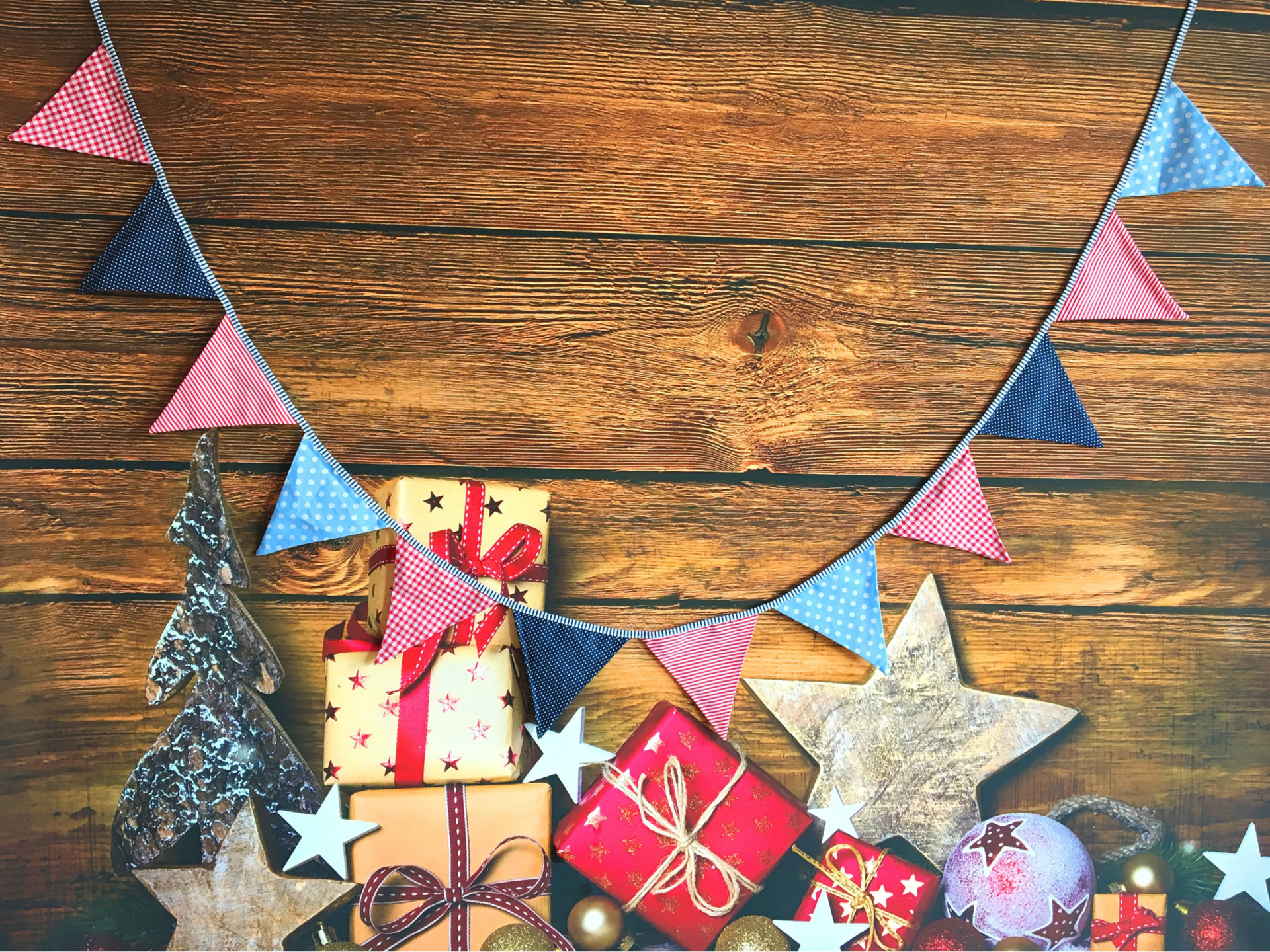 彩旗三角旗批发 棉布旗帜生日派对彩旗拍照道具开业串旗旗子定制